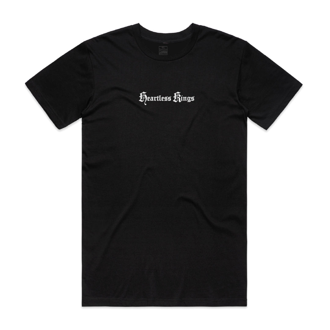 HEARTLESS KINGS - SIMPLE TEE RED HEARTS (Copy)